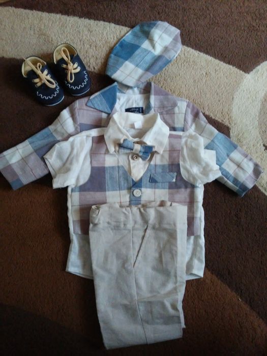 Costumase pt botez/ mot Noya cadou pantofi