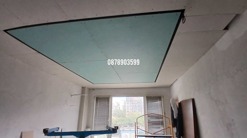 Монтаж на гипсокартон