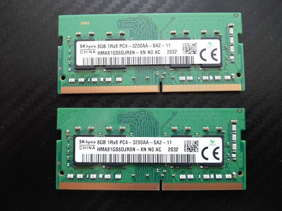RAM DDR4 - 32GB, 16GB, 8GB - Crucial, Samsung, SK hynix - Рам памет за лаптоп