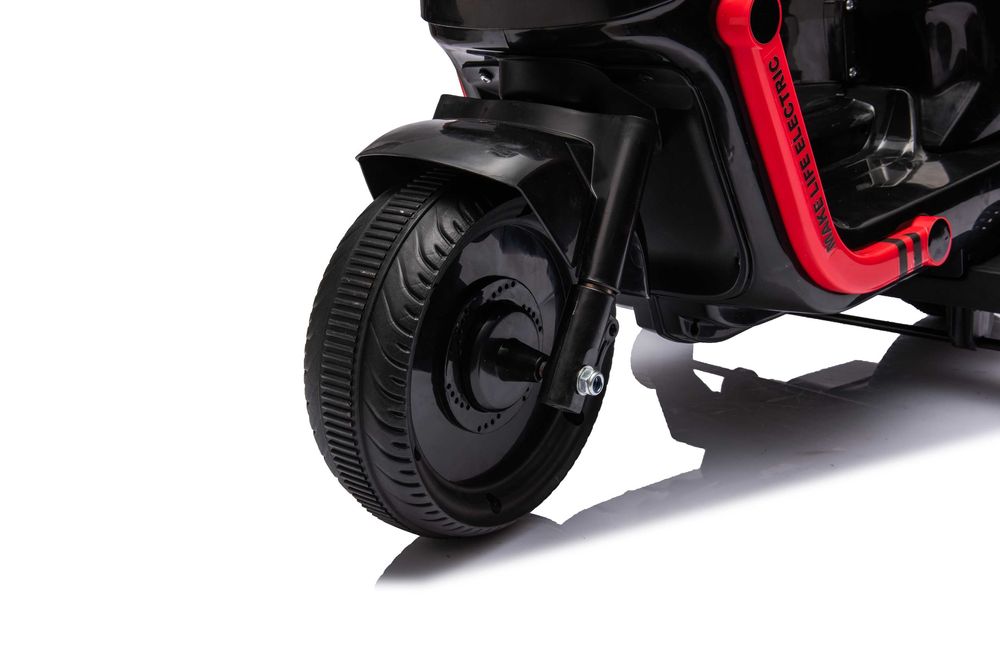 Scuter electric cu remorca, telecomanda, Kinderauto BJBTK3 2x35W Black