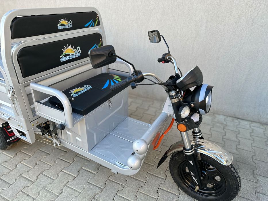 Tricicleta Electrica TUK TUK Triciclu Cargo Bena Basculabila