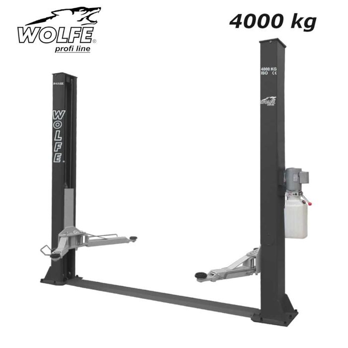Подемник 4т WOLFE Profi line окомплектован с масло и анкери