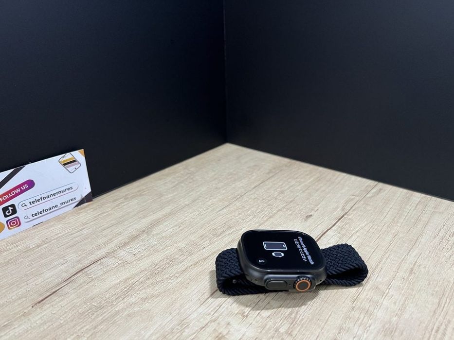 Apple Watch Ultra 2 49mm Black Titanium Second-Hand 2 ani garanție, Te