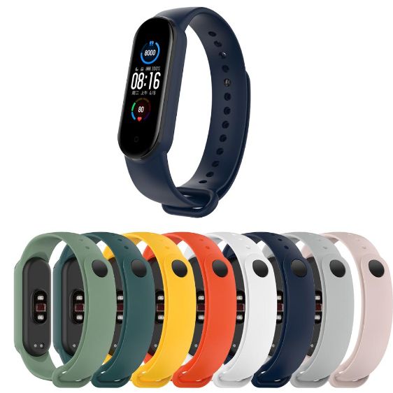Нова оригинална каишка за Xiaomi Mi Band 2, 3, 4, 5, 6 и 7 НАЛИЧНО!!!