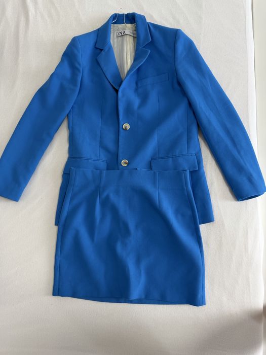 Дамски костюм блейзър и пола Zara