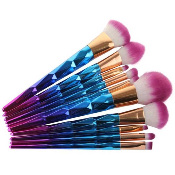 Комплект 10 броя четки за грим