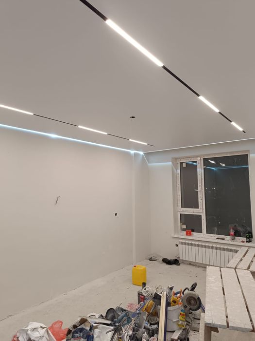 Натяжных потолков в Астане