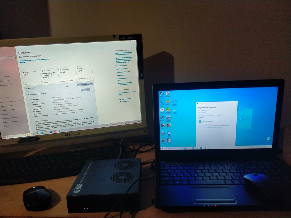 Мини ПК бинго и ноутбук emachines,