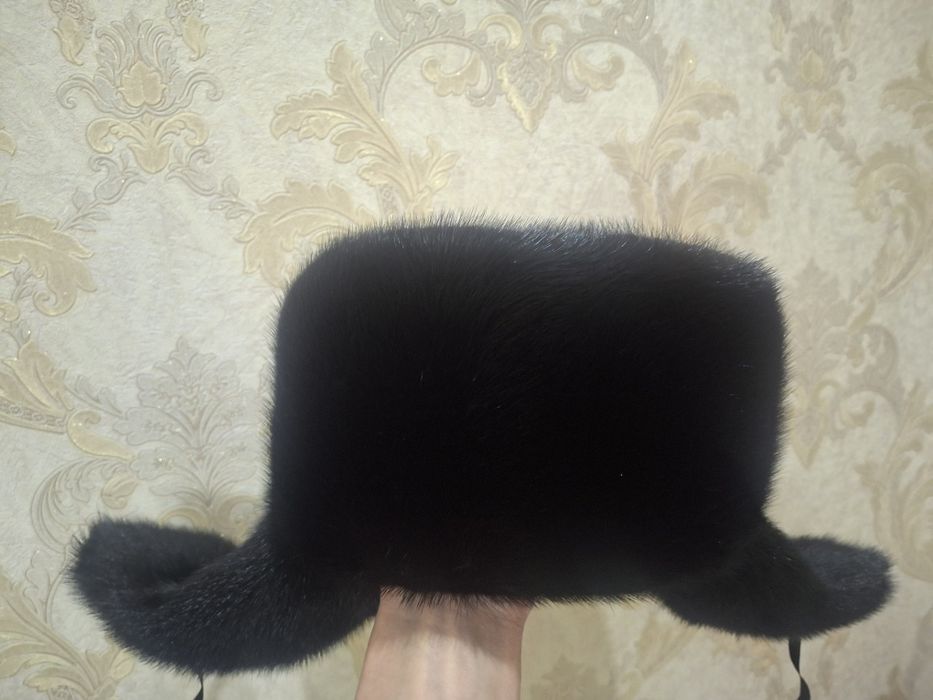 Шапка ушанка мех норки