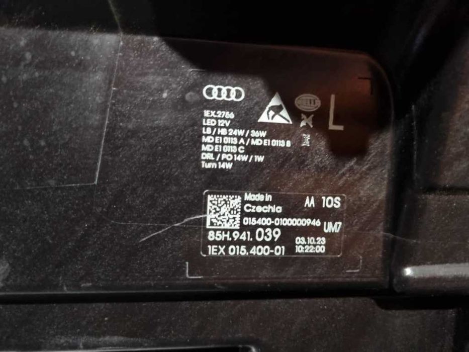 Far LED Matrix stanga original NOU 85H941039 Audi Q6 e-tron SUV