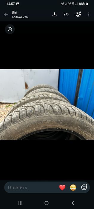 Продам зимние резину на 17