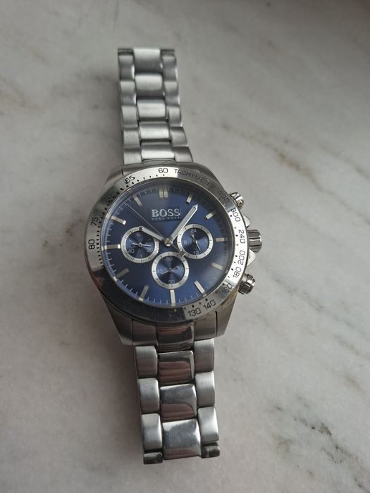 Ceas Hugo Boss cronograf albastru 10 atm