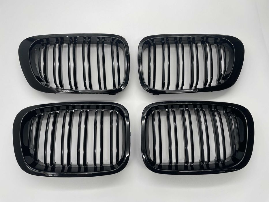 Grila dubla neagra compatibila BMW E46 Seria 3