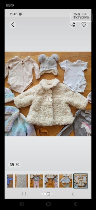 Lot haine si accesorii copii/bebelusi/nou nascuti