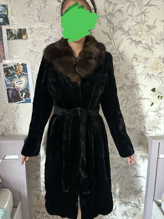 Норковая шуба стрижанная