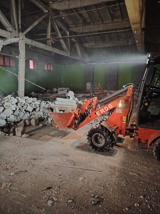 Inchiriere miniexcavator incarcator foreza hidraulica