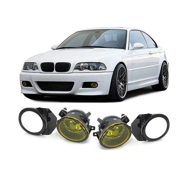 Proiectoare ceata galbene M BMW E46/ E39