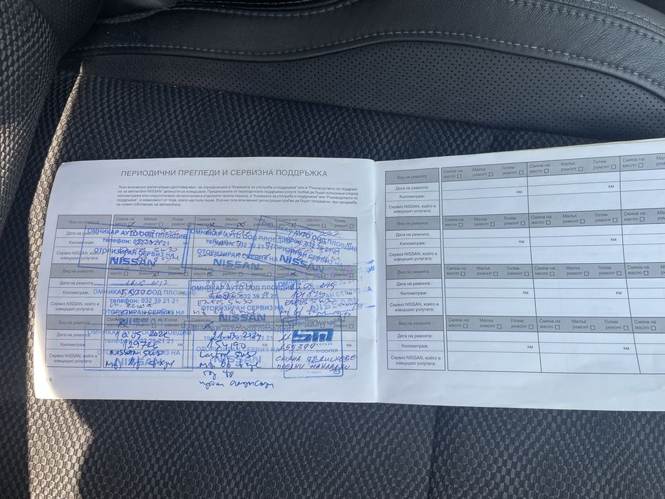 Nissan Qashqai 1.6 dCi Premium - Пълна сервизна история