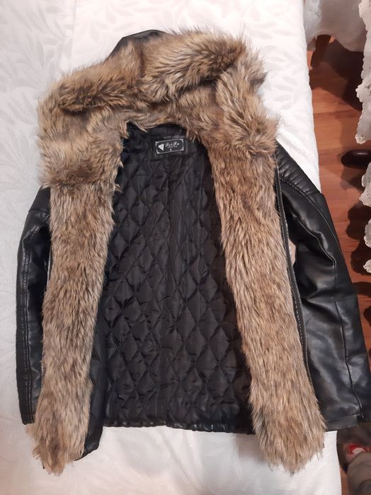 Кожено яке S размер