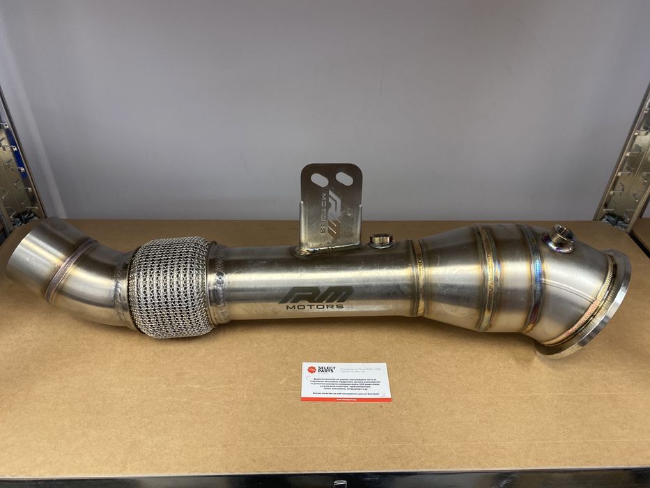 Downpipe Даунпайп BMW B58 G11 G30 F22 F30 40i 340ix RM motors 111118