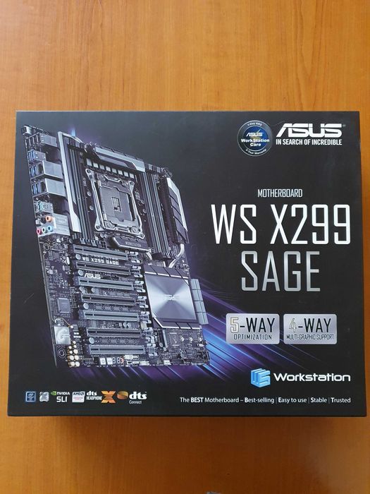 ASUS WS X299 SAGE – Workstation 7x PCIe x16 / LGA2066 / NOUĂ SIGILATĂ