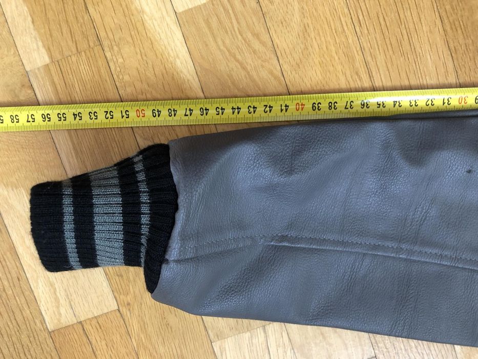Яке OLYO с кожени ръкави