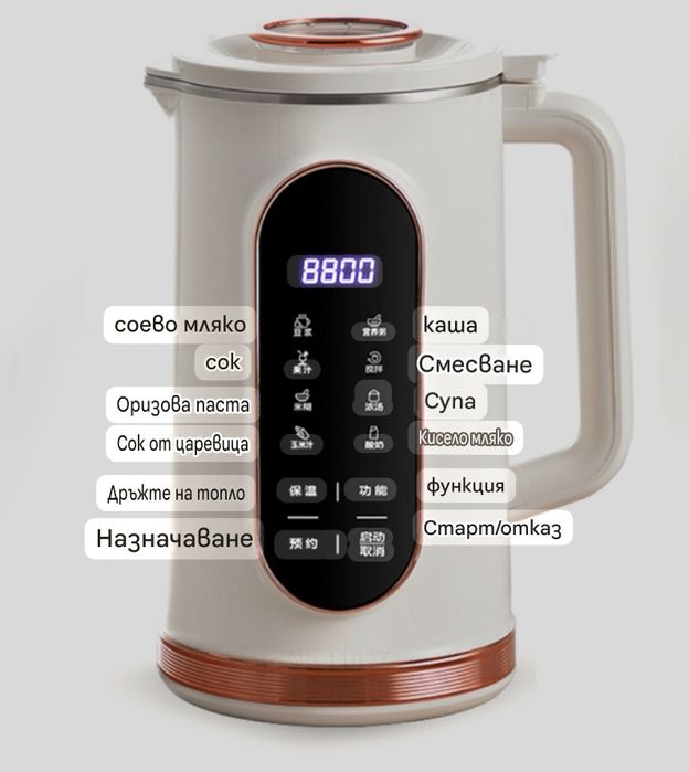 Уред за ядково мляко