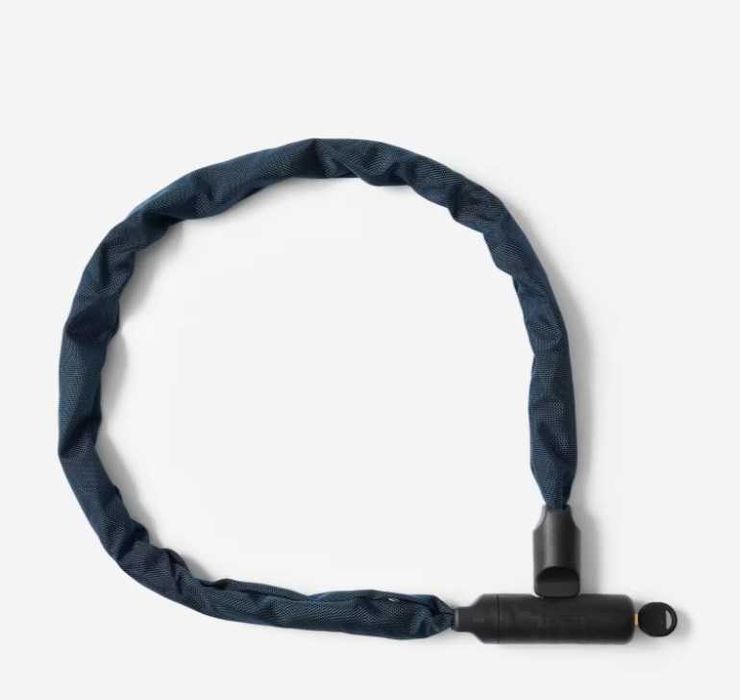 Vand Antifurt bicicletă lanț 500 L Decathlon, lungime 110 cm. Pentru 2 biciclete, Zale de 6 mm, se vinde cu 3 chei.