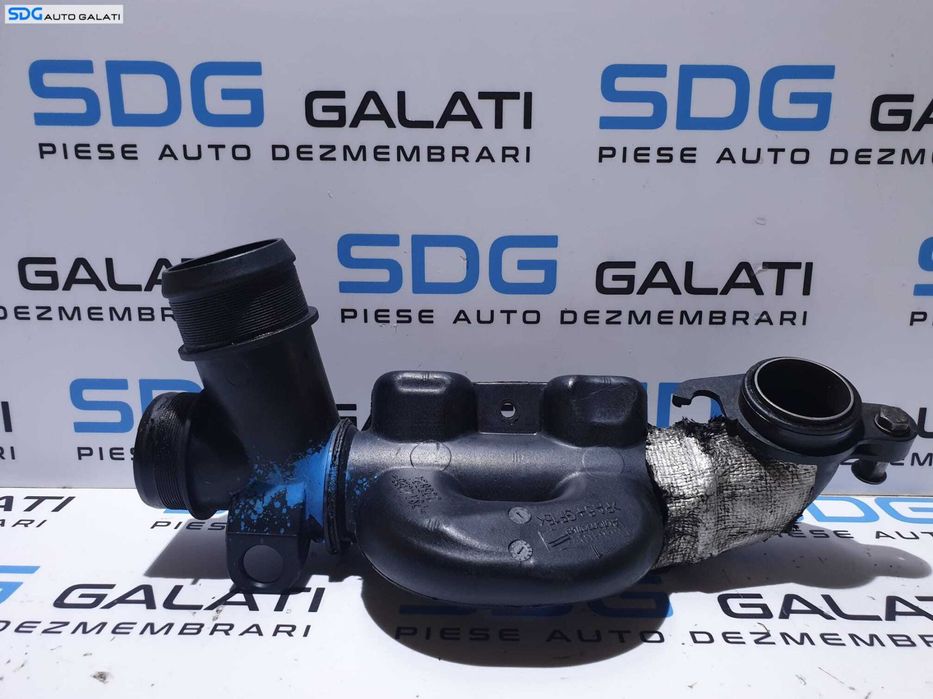 Furtun Conducta Tubulatura Admisie Peugeot 407 1.6 HDI 2004 - 2010 Cod 9653777780