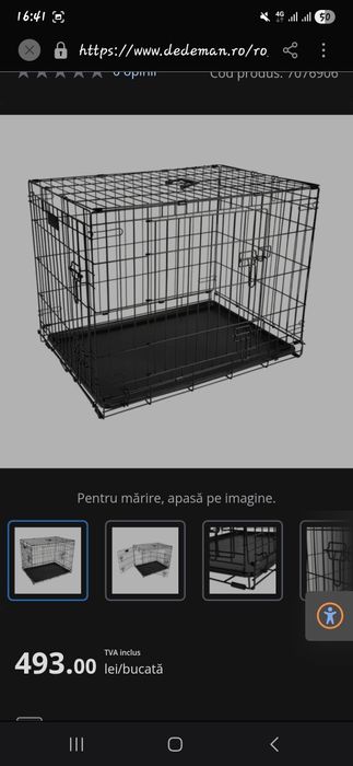 Cușcă pentru animale.