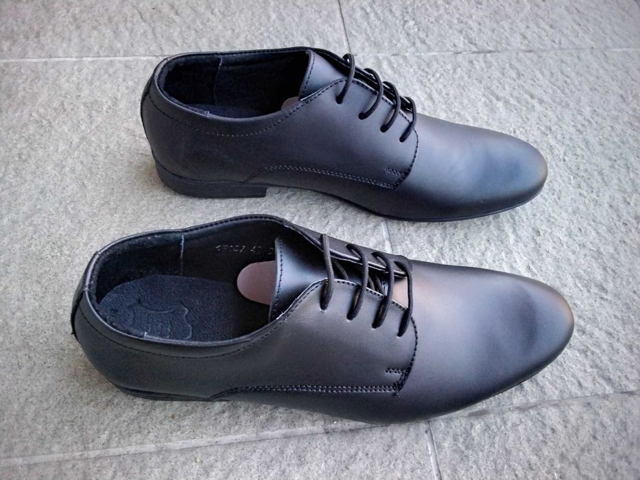 Мъжки летни кожени обувки