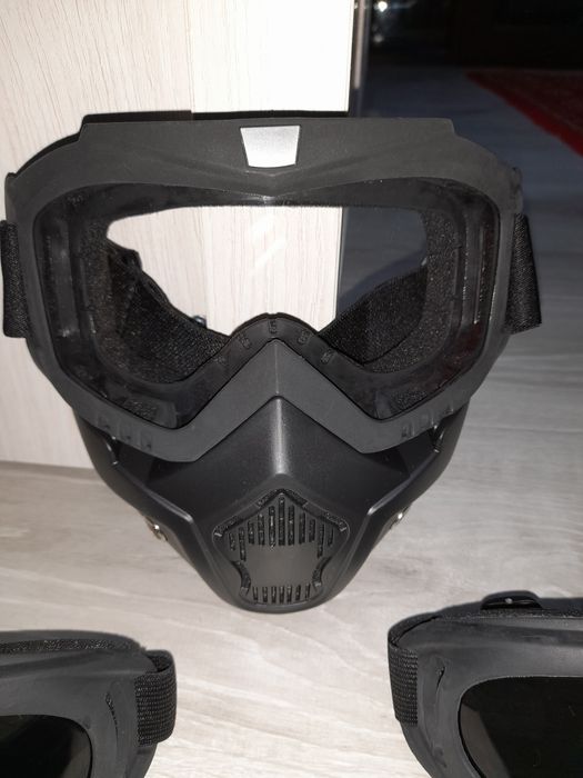 Har-hil turdagi yuz niqoblar va Shlemlar