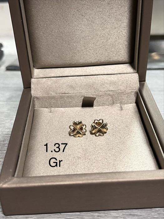 Cercei AUR 14 K-485 lei /Gr .Ca nou