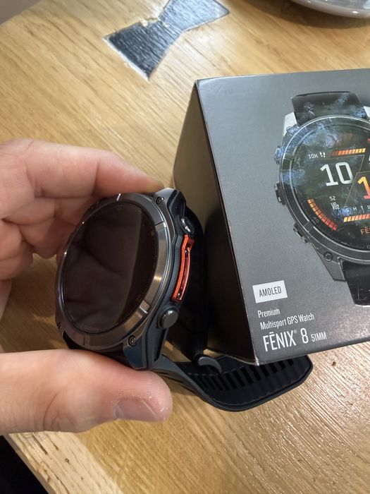 Garmin Fenix 8 AMOLED 51mm NOU - Factura, Garanție 24 luni + Curea noua