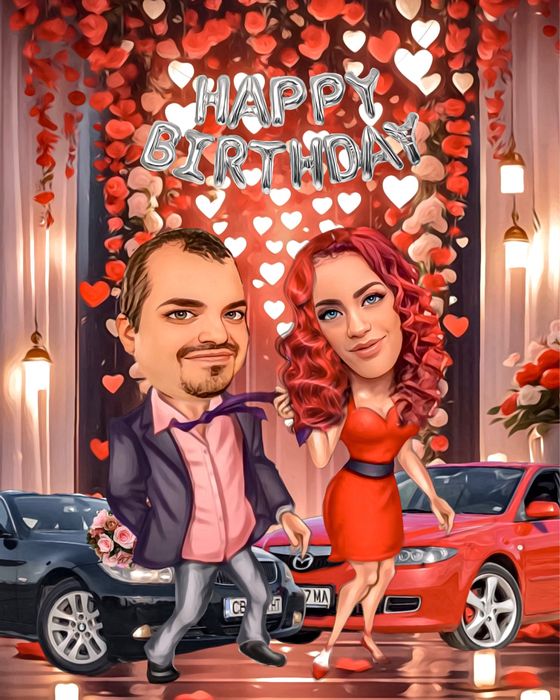 Карикаура за Свети Валентин