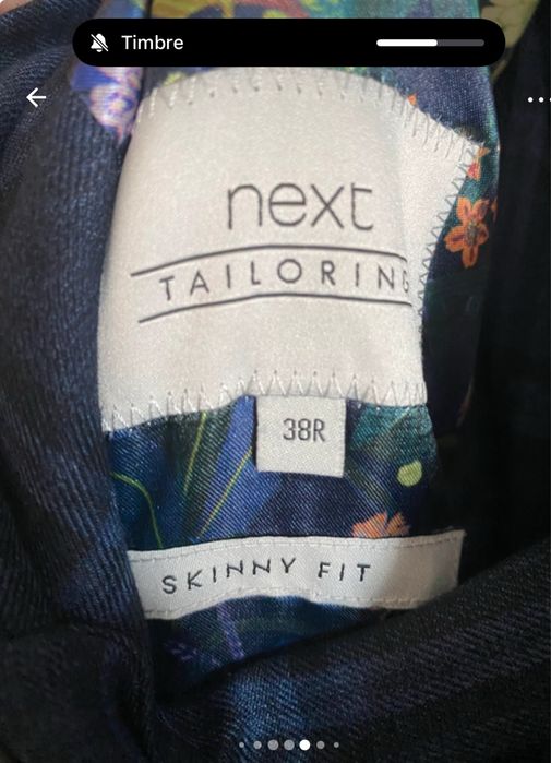 кариран костюм Next