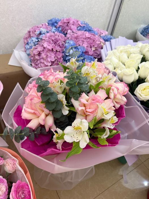 Цветы букеты свежие
