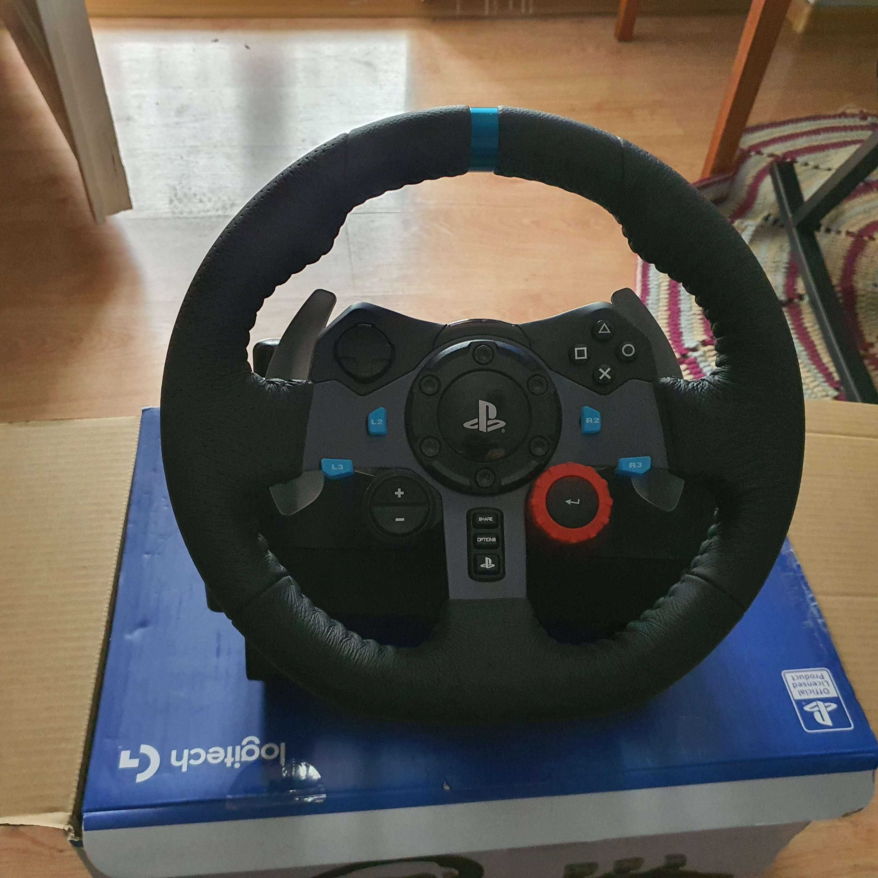 Volante Logitech G29 Driving Force PS5/PS4/PS3/PC Lumiar • OLX Portugal