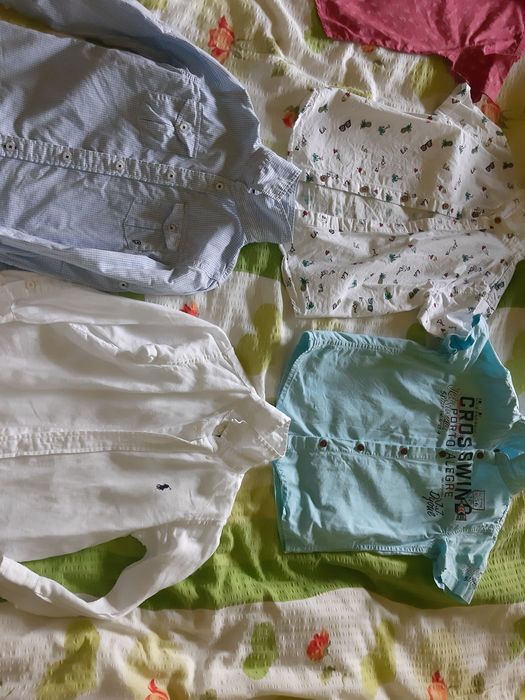 Lot 6 cămăși băieți  mărimea  116