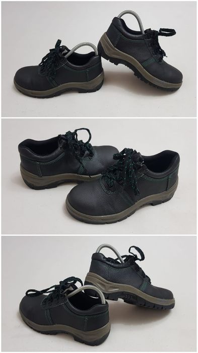 Pantofi muncă Noi încălțăminte cu bombeu metalic S3 piele naturală 37