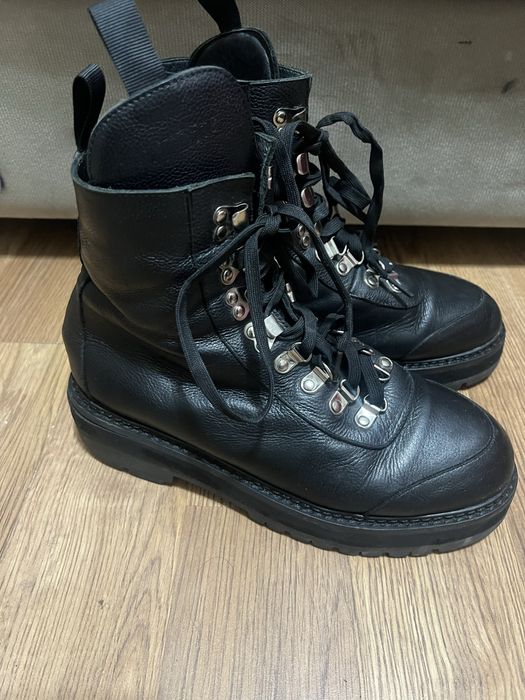 Ботинки зимние кожаные