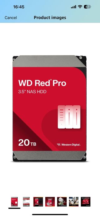 WD Red Pro 20TB Количество Новые! Box! В коробке! +Перечисления.