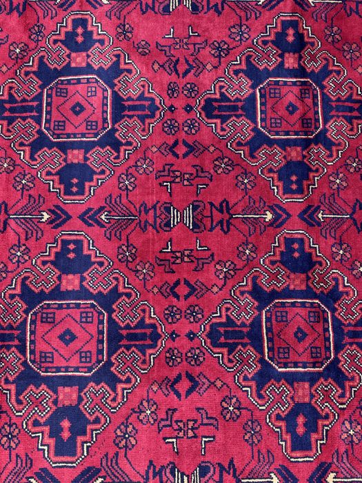 Афганский ковер ручной работы 3,63 × 5 м