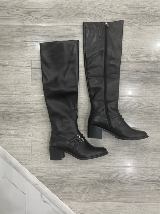 Кожаные сапоги Баскони