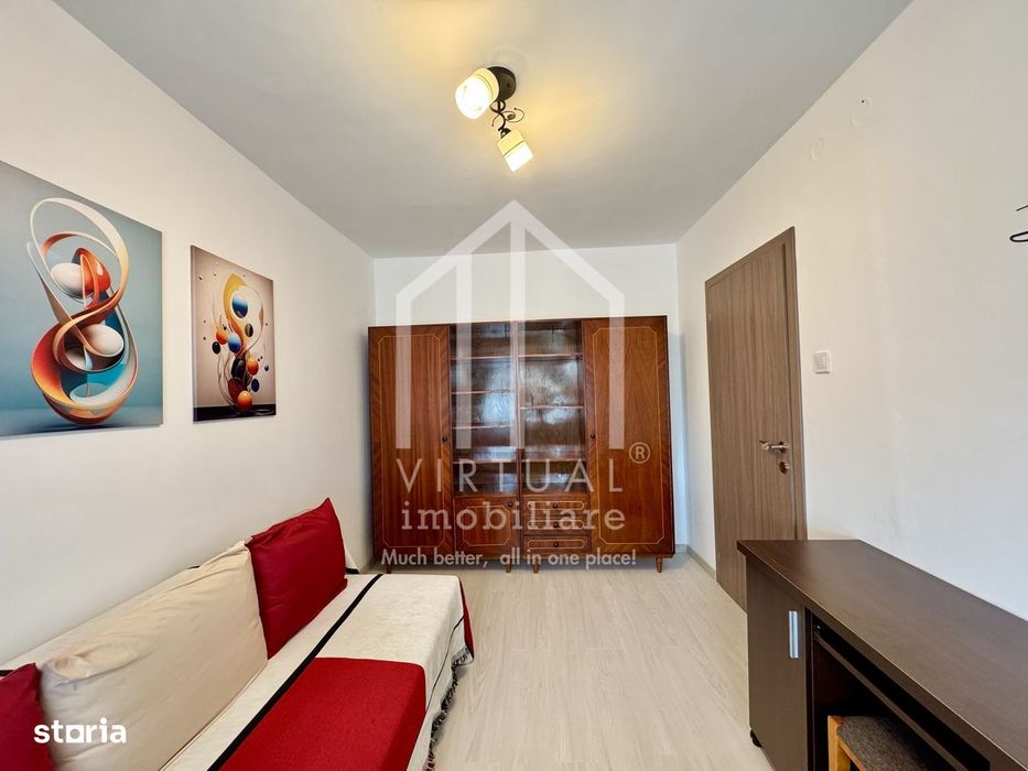 Apartament cu 3 camere, 56mp utili + balcon, etaj 3/4, Vasile Aaron