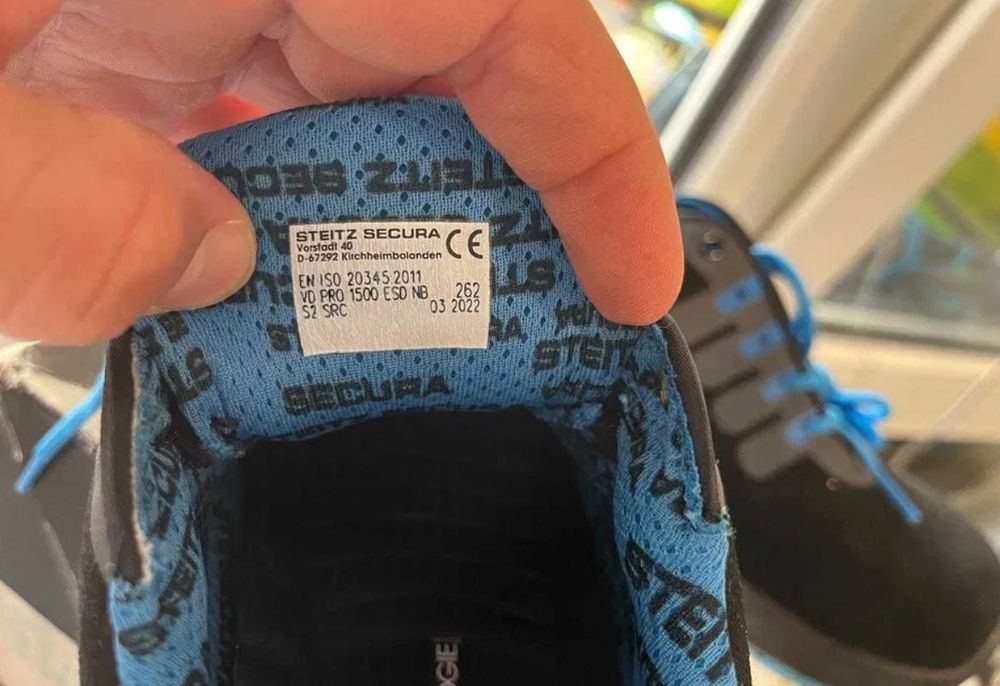 pantofi de lucru, 41, Steitz Secura S2 SRO VD PRO 1500 ESD NB