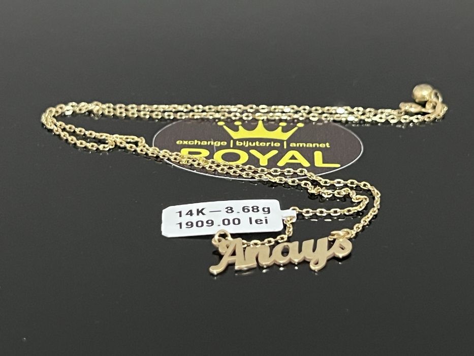 Bijuteria Royal CB : Lant aur Anays 14K 585 3,68 grame