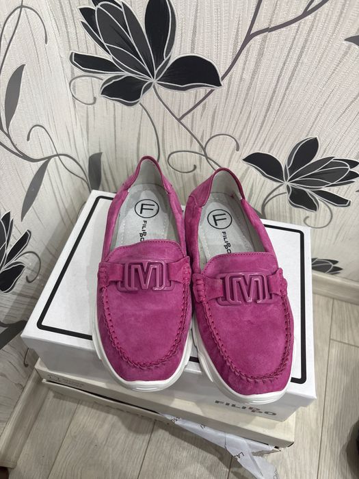 Дамски мокасини циклама