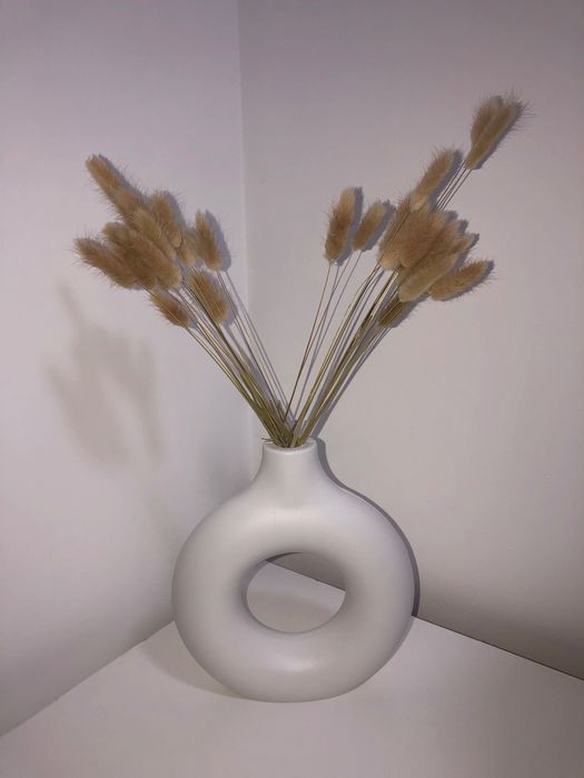 Пампасы с вазой.