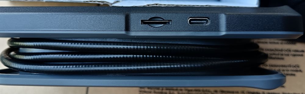 Camera endoscopica FERREX, NOUĂ, in cutie, slot de card și accesorii